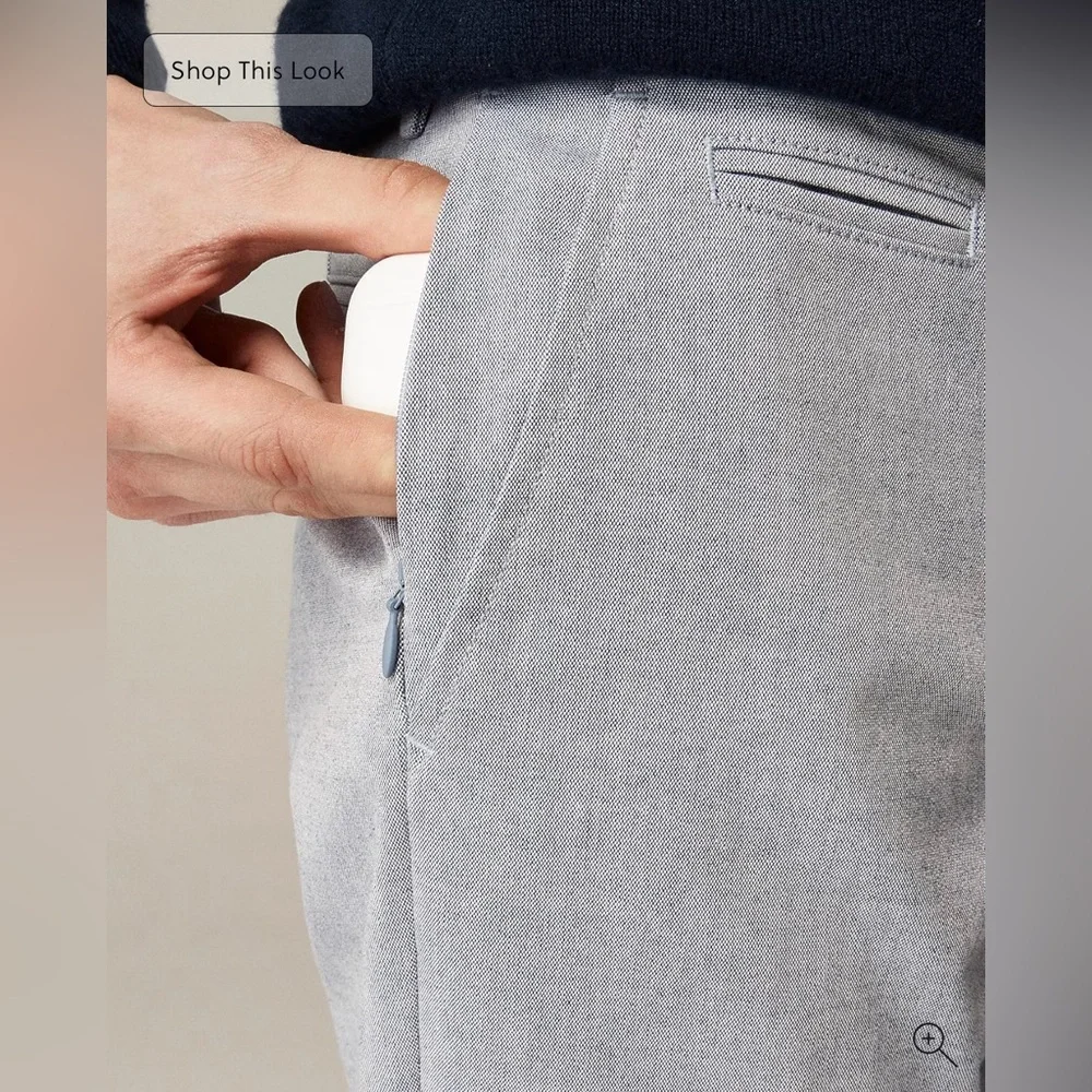J.Crew 484 Slim-fit tech oxford pant